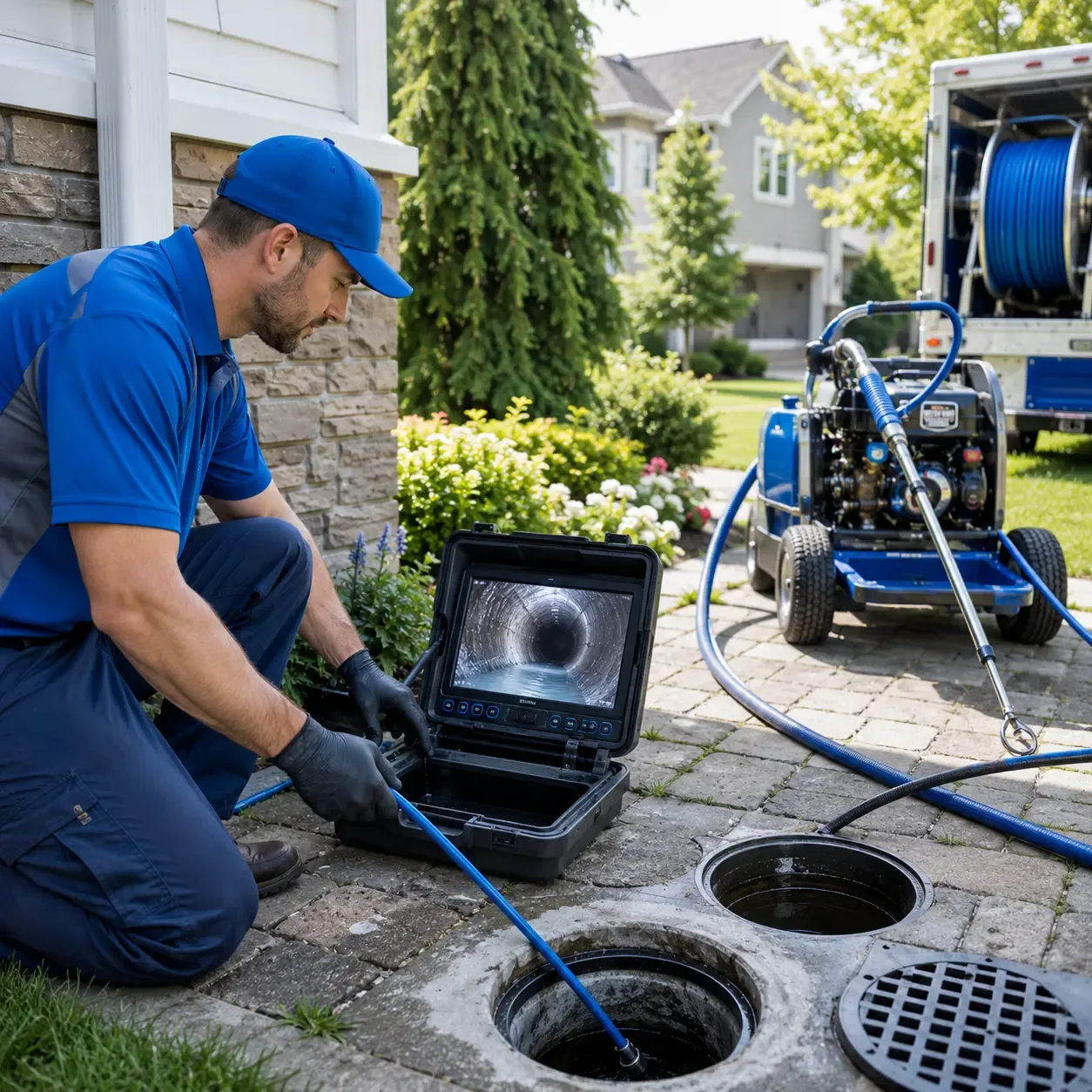 Outdoor drain cleaning professionals serving Saratoga, AR